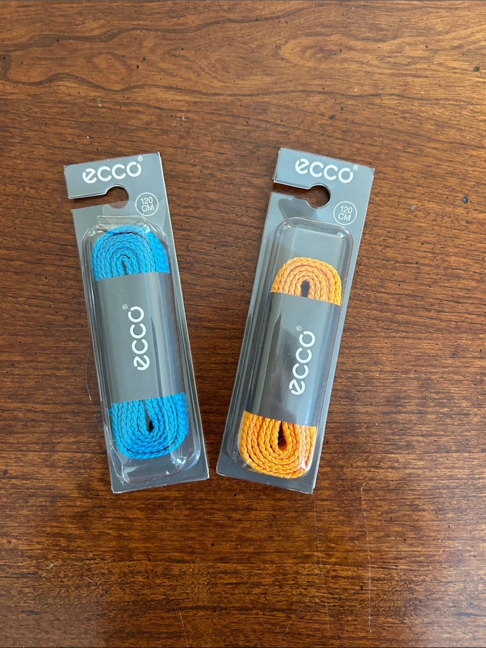 Ecco Blue and Orange Replacement Shoelaces, 120 cm